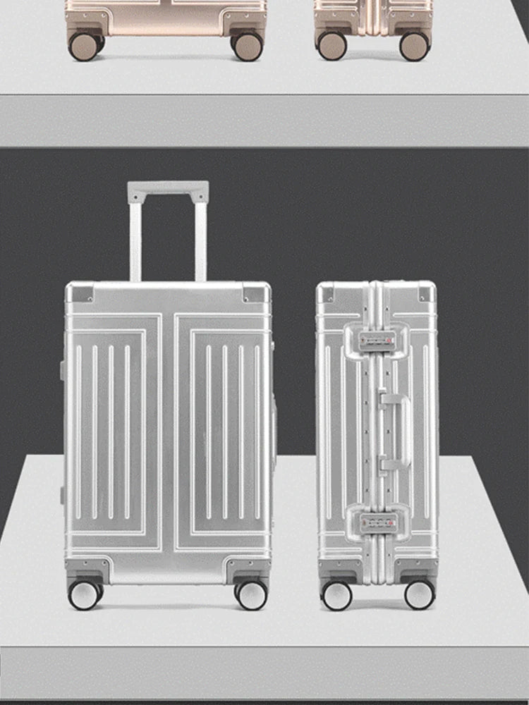 Aluminum-magnesium Travel Suitcase