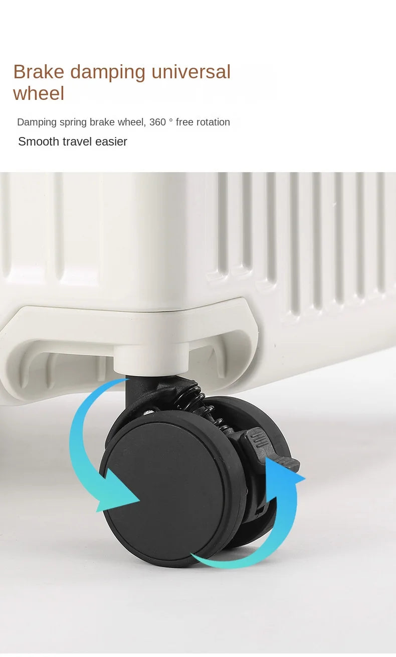 Large Capacity Travel Suitcase Aluminum frame