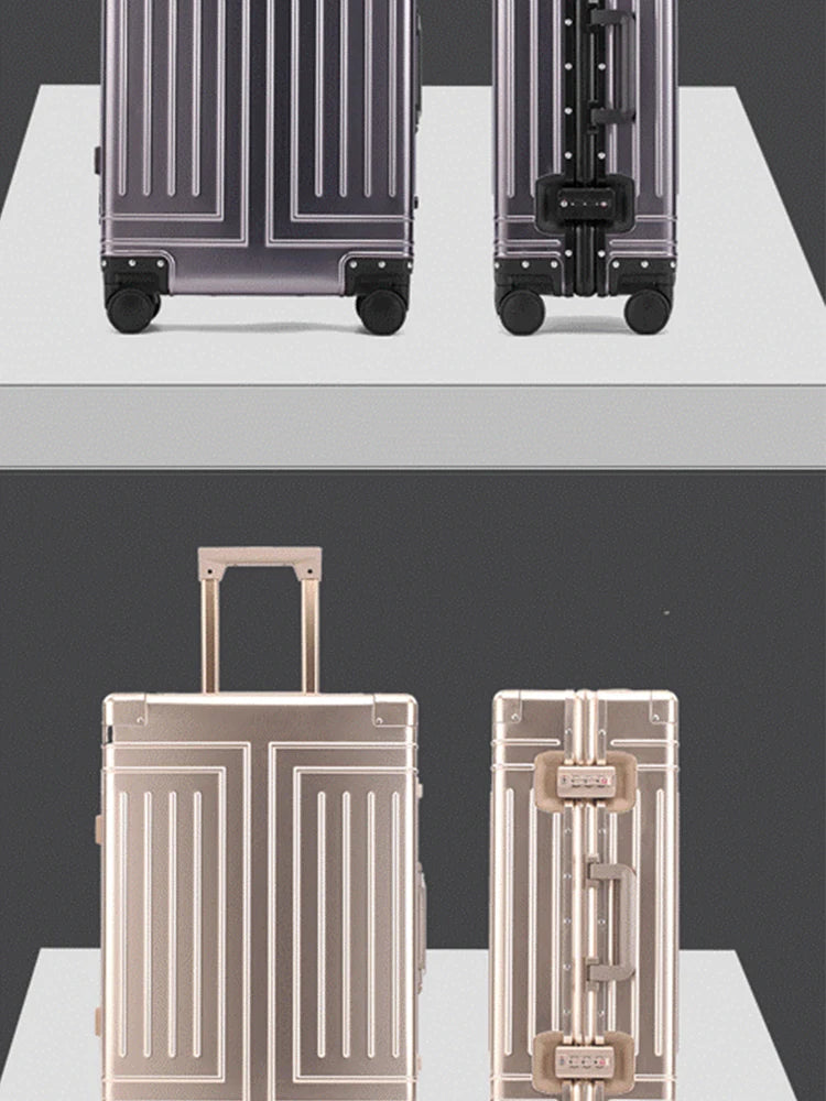 Aluminum-magnesium Travel Suitcase