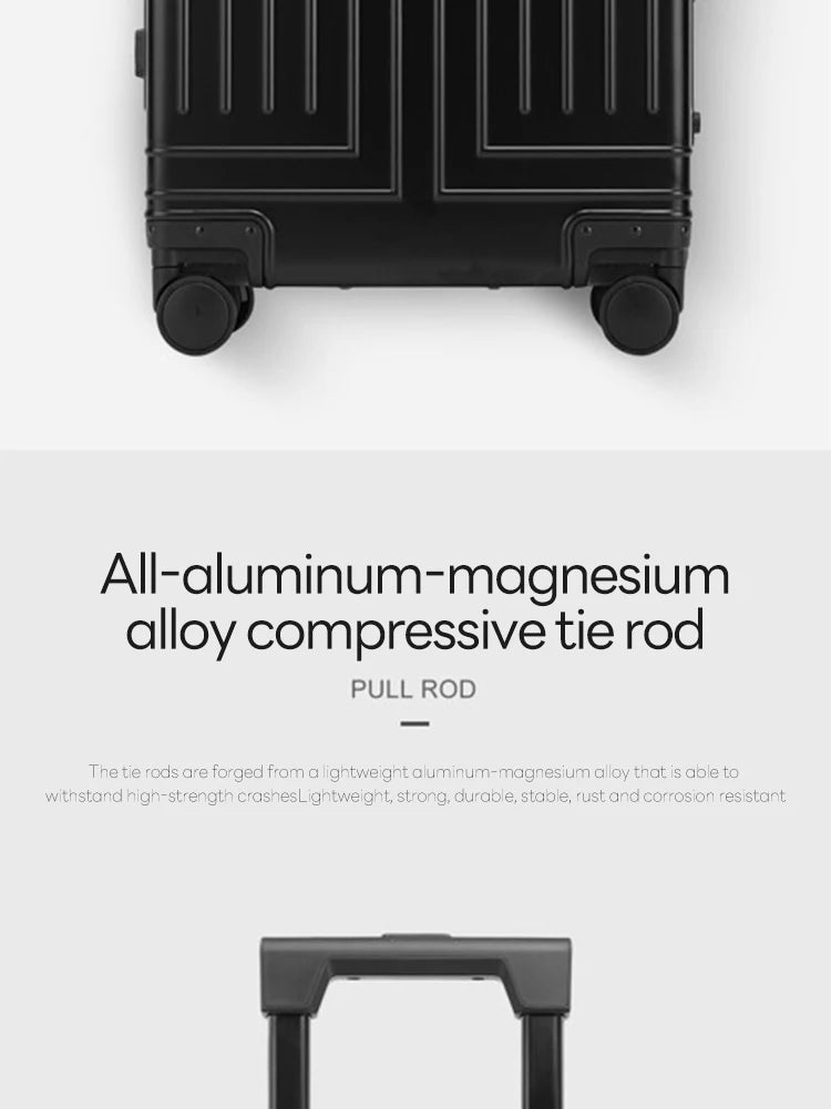 Aluminum-magnesium Travel Suitcase