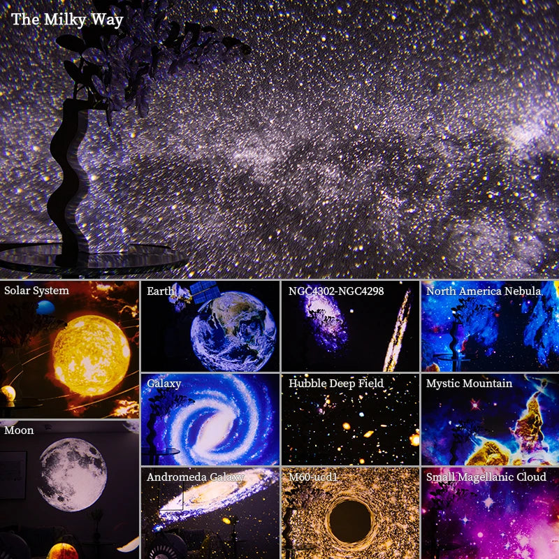 Galaxy Projector 360° / Planetarium Lamp