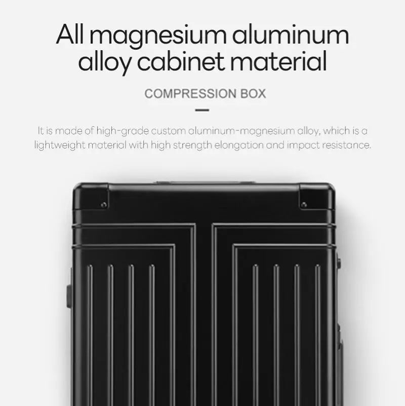 Aluminum-magnesium Travel Suitcase