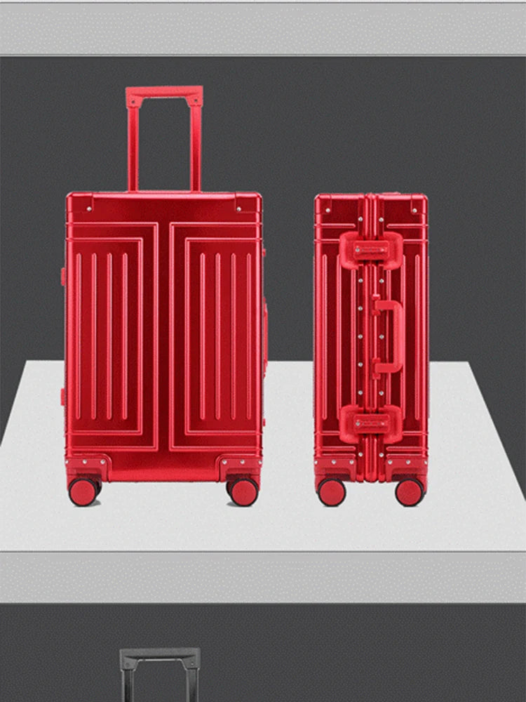 Aluminum-magnesium Travel Suitcase