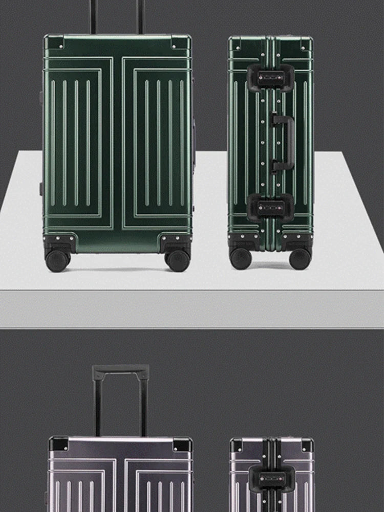 Aluminum-magnesium Travel Suitcase