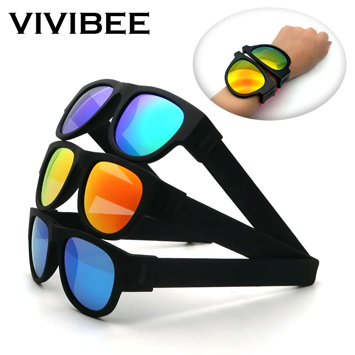 Novelty Mirror Men Polarized Folding Sunglasses