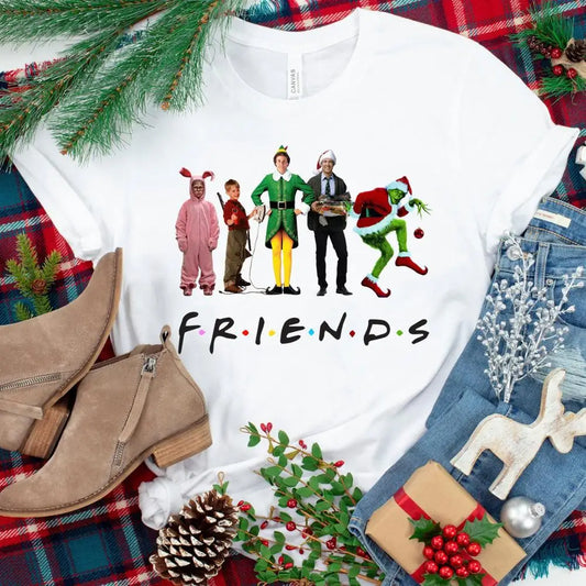 Christmas tee Xmas Santa Claus