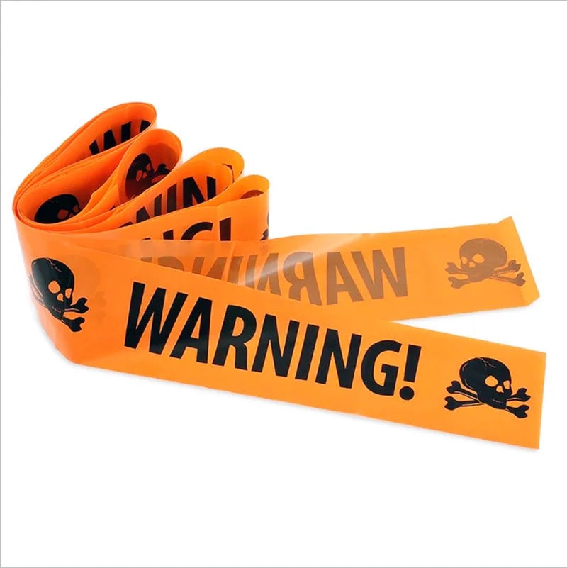 NEW 1PC Halloween Props Window Prop Warning