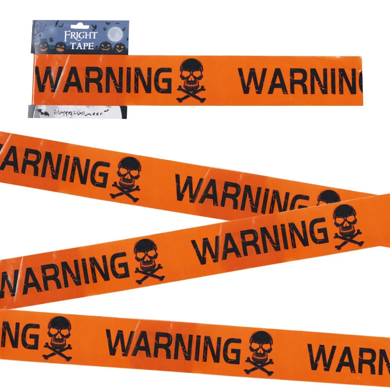 NEW 1PC Halloween Props Window Prop Warning