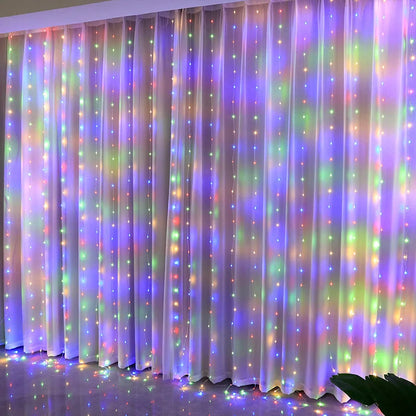 Christmas Lights LED Fairy String Curtain Lights 8 Modes