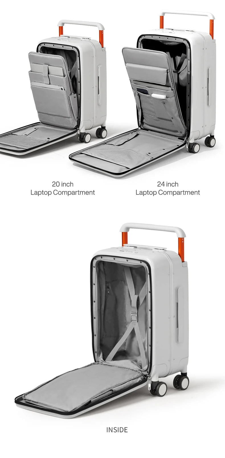 Front Laptop Pocket Suitcase