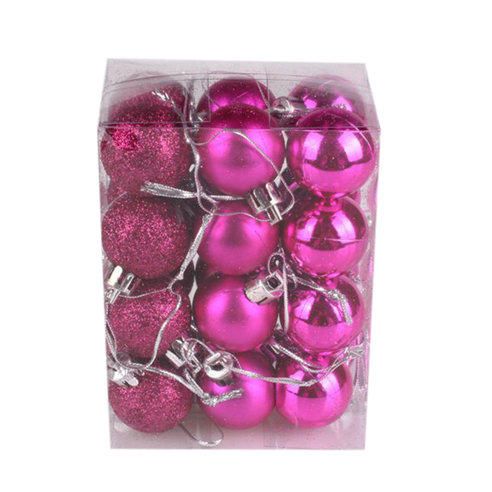 24pcs  Christmas Xmas Tree Ball Bauble