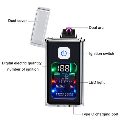 USB Rechargeable Electric Plasma Lighter