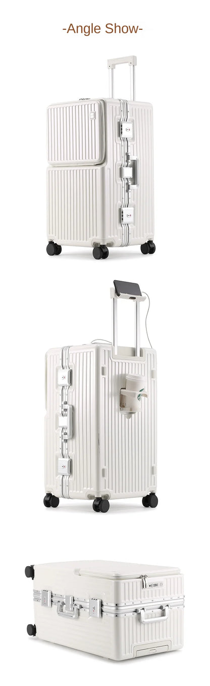 Large Capacity Travel Suitcase  Aluminum frame