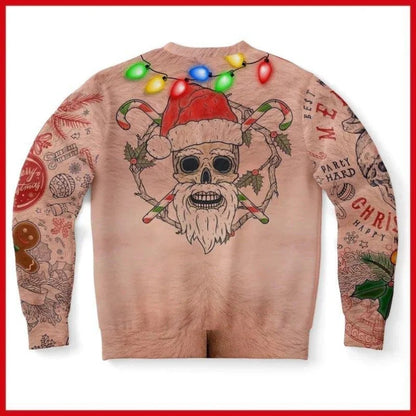 Christmas Sweater Novelty Funny Light Up Topless Ugly