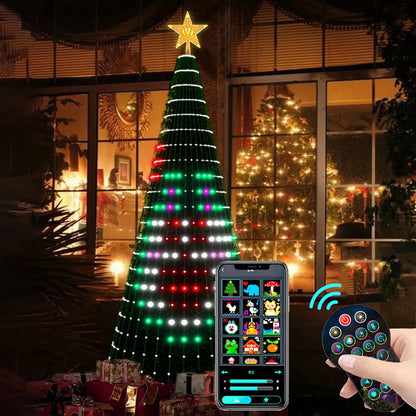 Christmas Tree Star Lights Smart Color Change