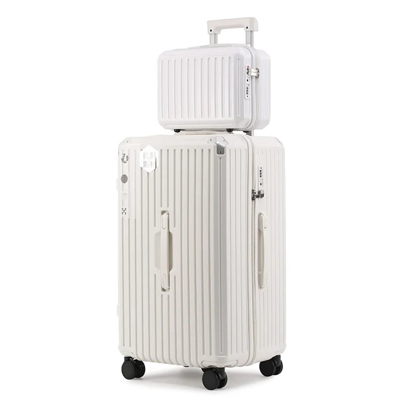 2024 Durable Luggage Sets PC+ABS Spinner Wheel Suitcase