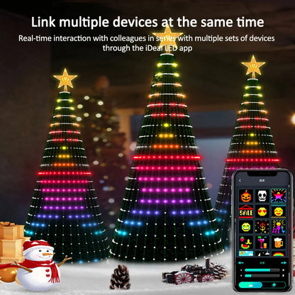 Christmas Tree Star Lights Smart Color Change