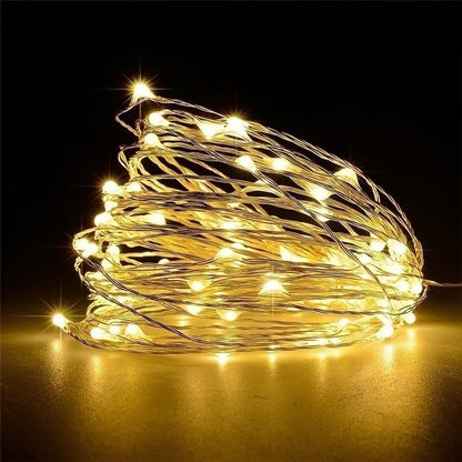 20M USB/Battery LED String Light Garland Light Waterproof