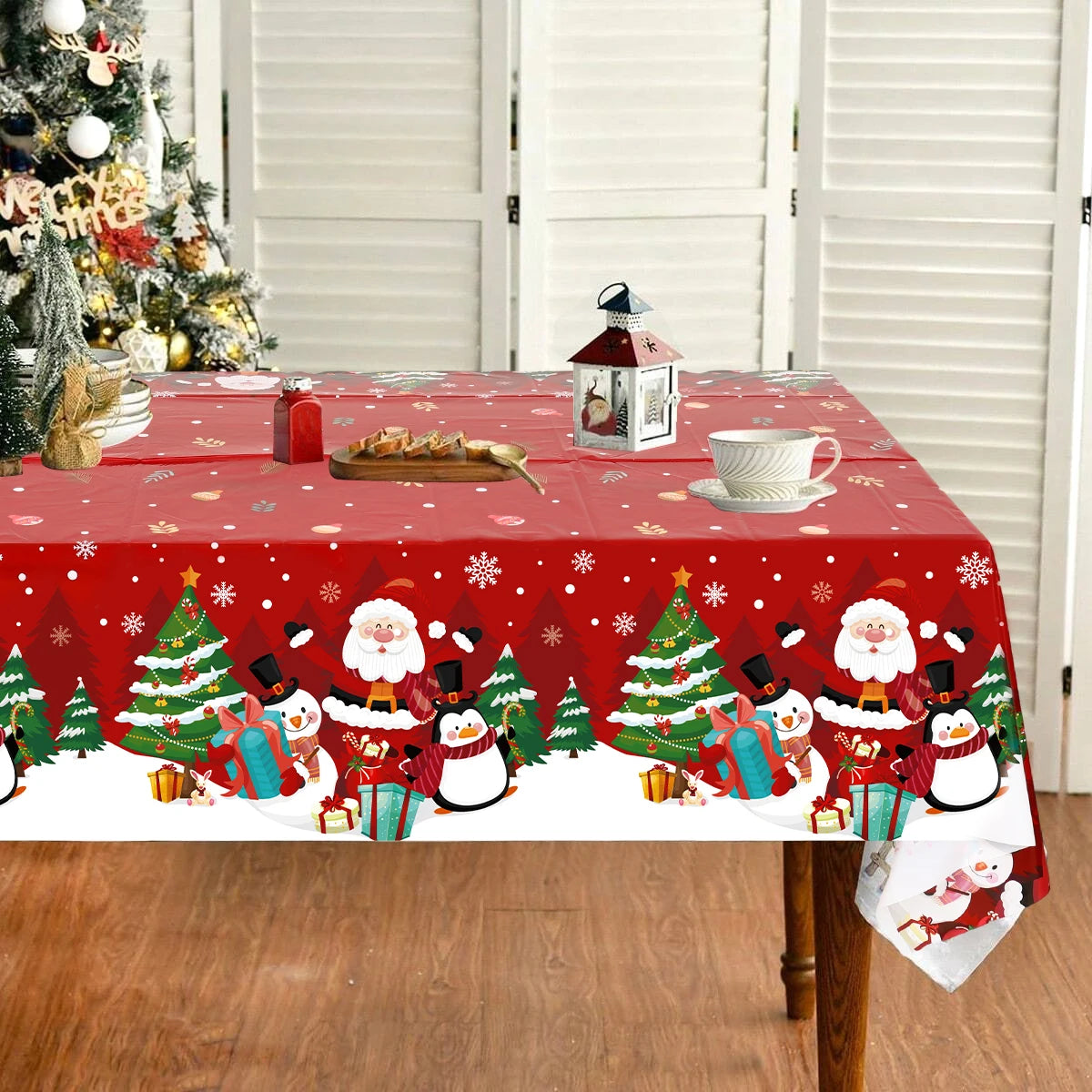 Christmas Tablecloth Merry Christmas Decoration For Home