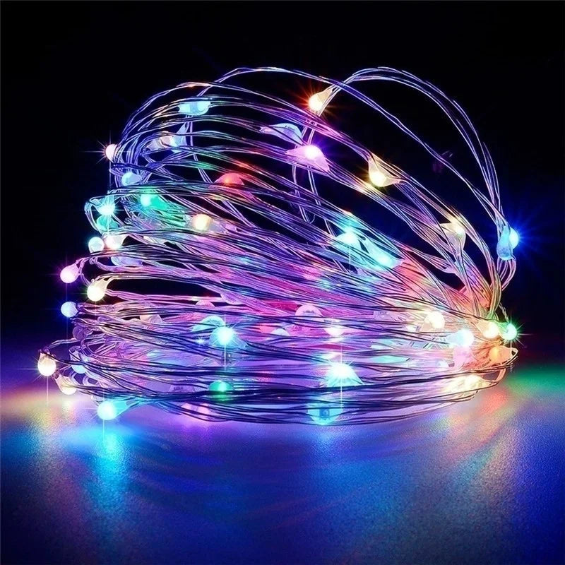 20M USB/Battery LED String Light Garland Light Waterproof