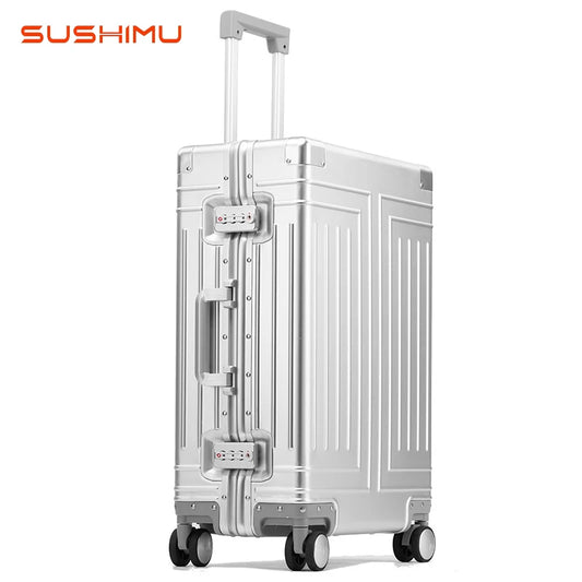 Aluminum-magnesium Travel Suitcase