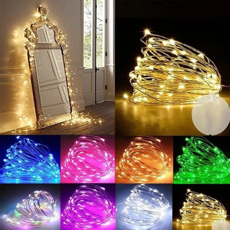 20M USB/Battery LED String Light Garland Light Waterproof