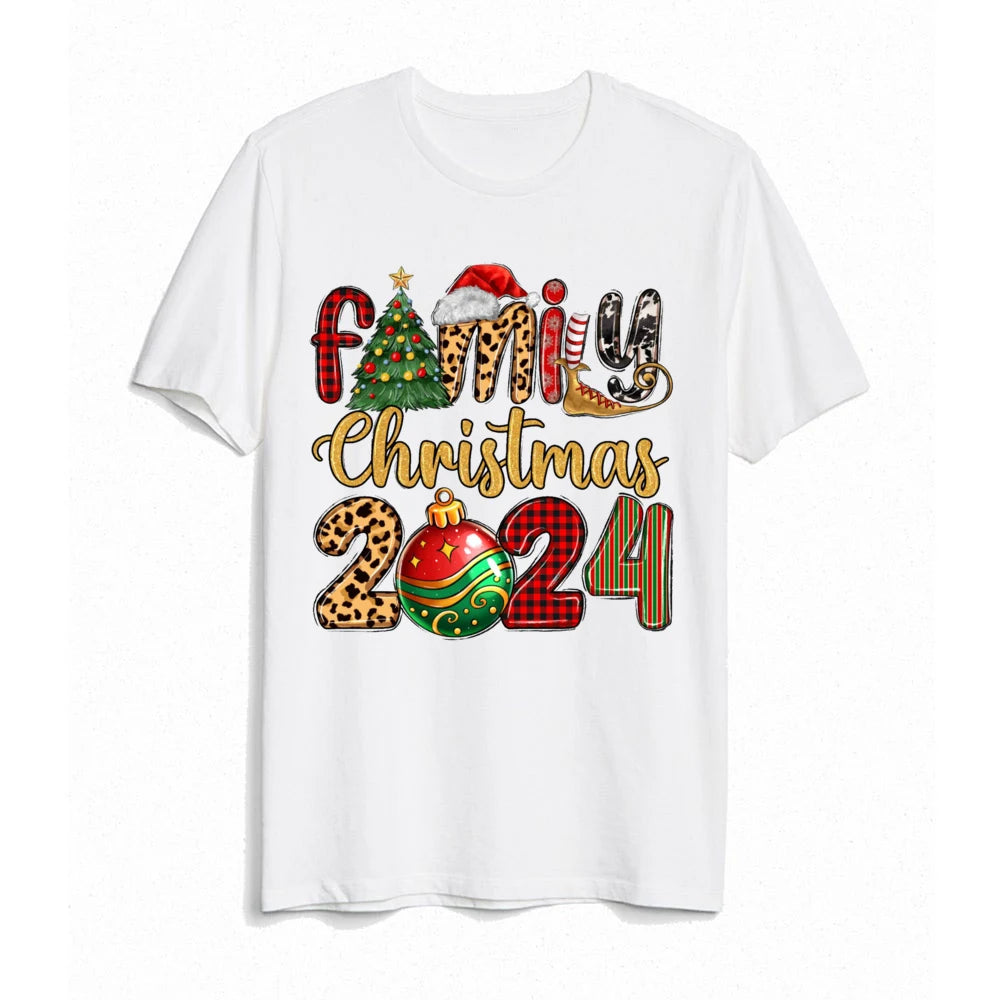 Family Christmas Print Shirt  All Together