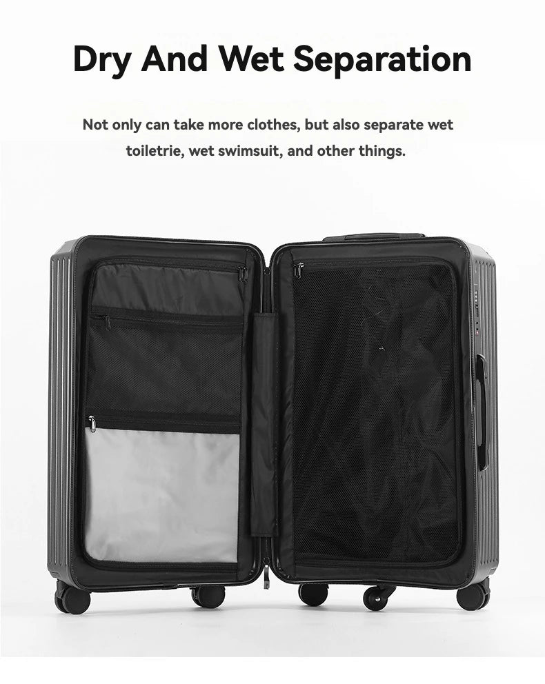 2024 Durable Luggage Sets PC+ABS Spinner Wheel Suitcase