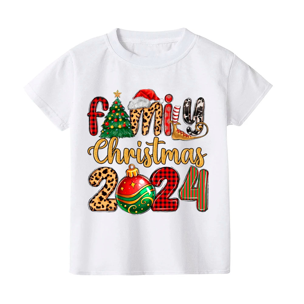 Family Christmas Print Shirt  All Together